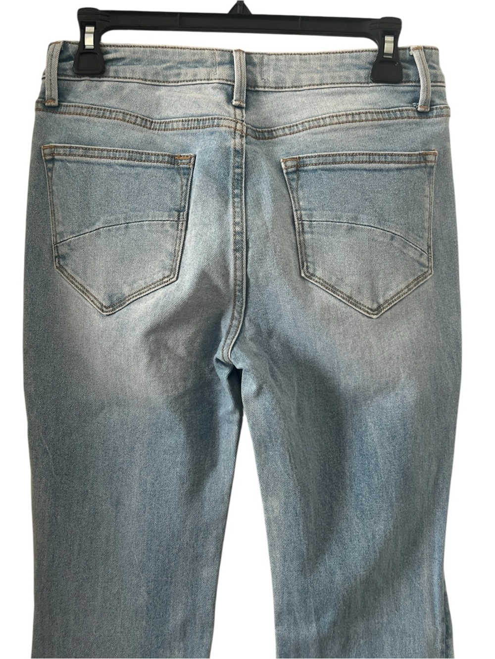 Driftwood Farrah Embroidered Flare Light Wash Jeans Size 26 - Picture 5 of 15